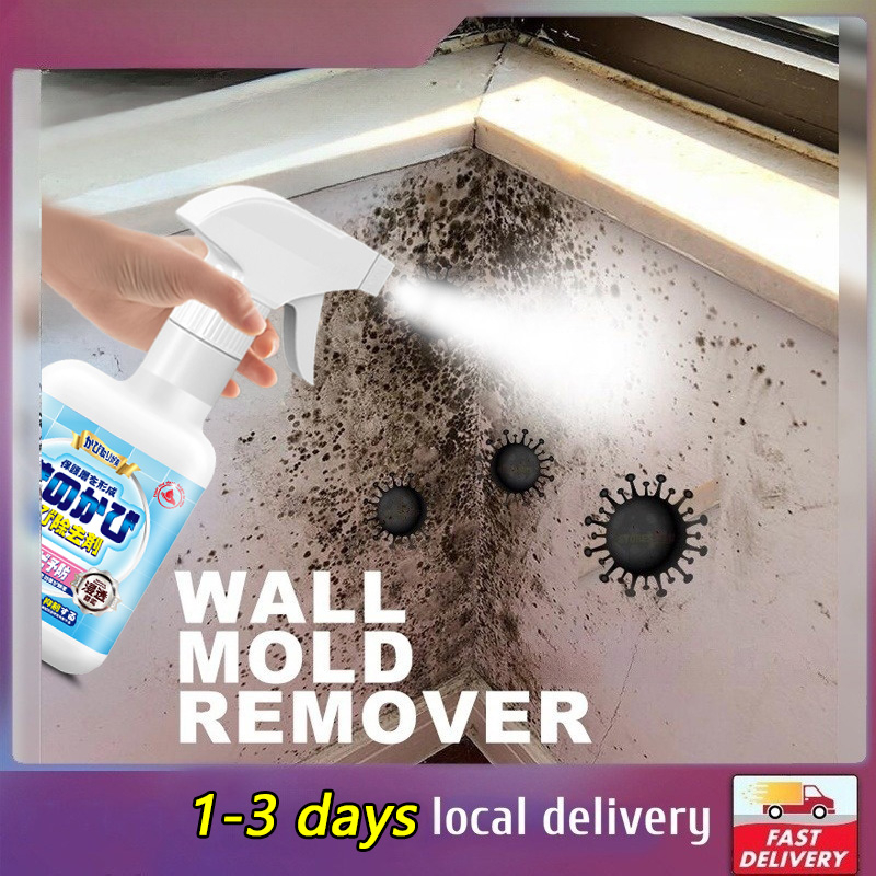 【??Stock】Japan 5 Minutes Quickly Mold Remover Spray Mold Mildew Stains Mould Remover Magic Cleaning Spray Home Clean Toilet Bowl Cleaner 300ML去霉菌去霉啫喱
