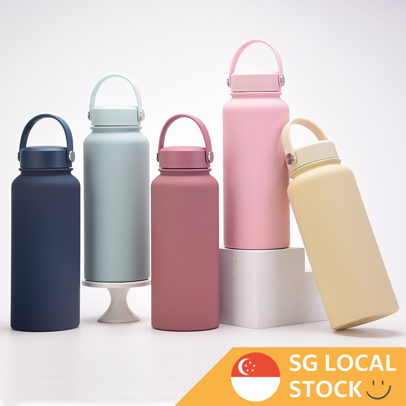 1L Thermal Flask Water Bottle Vacuum Insulated Bottle Stainless Steel Coffee Cup