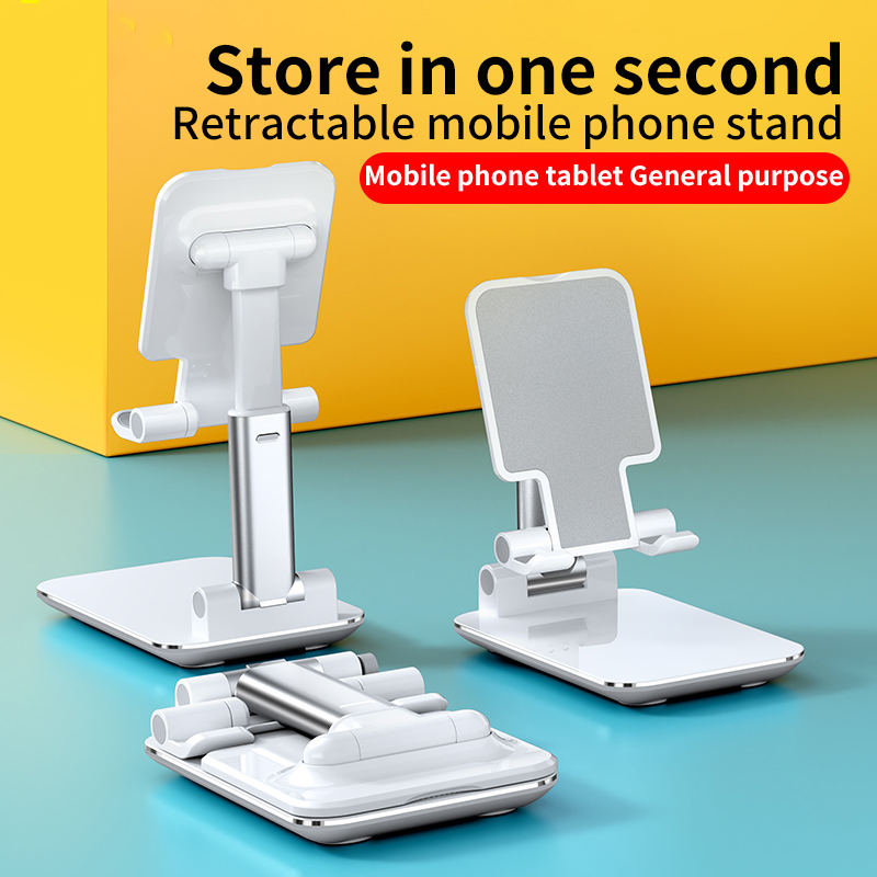 Retractable Foldable Desktop Phone Tablet Stand Portable Non-slip Tablet Holder Phone Bracket